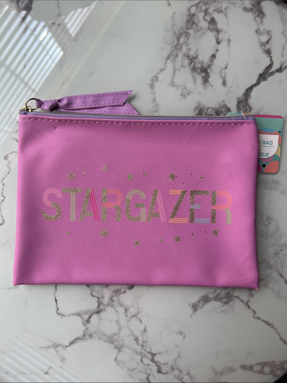 Stargazer Pink Cosmetic Pouch